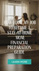 How I Quit My Job to Become Stay at Home Mom Financial Preparation Guide