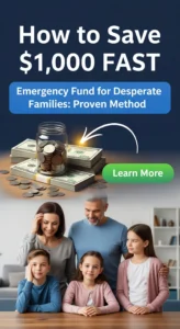 How to Save $1,000 Fast Emergency Fund for Desperate Families Proven Method